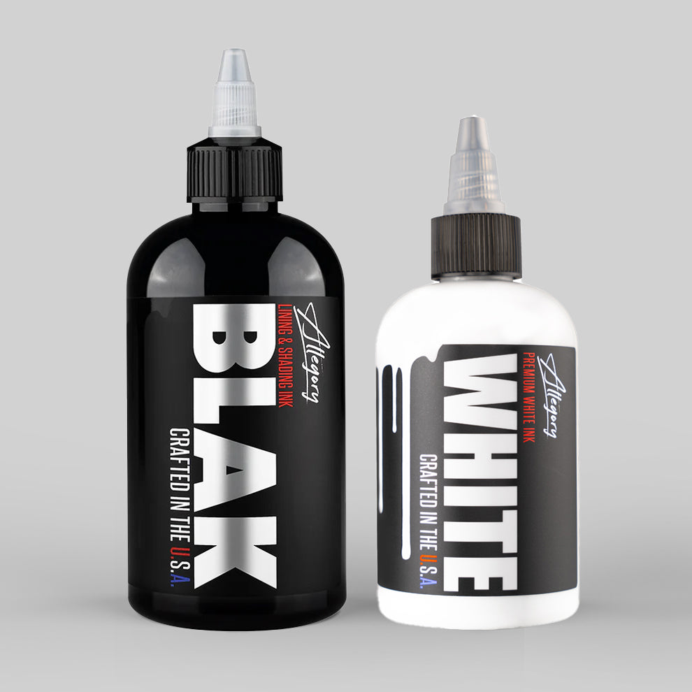 Bundle - BLAK 8oz / 240ml & WHITE 4oz / 120ml