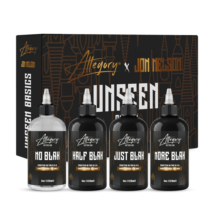 Jon Nelson Unseen Basics Set bottles and box